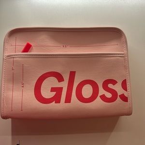 glossier makeup bag